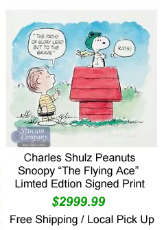 Charles Schulz Limeted Edtion Print